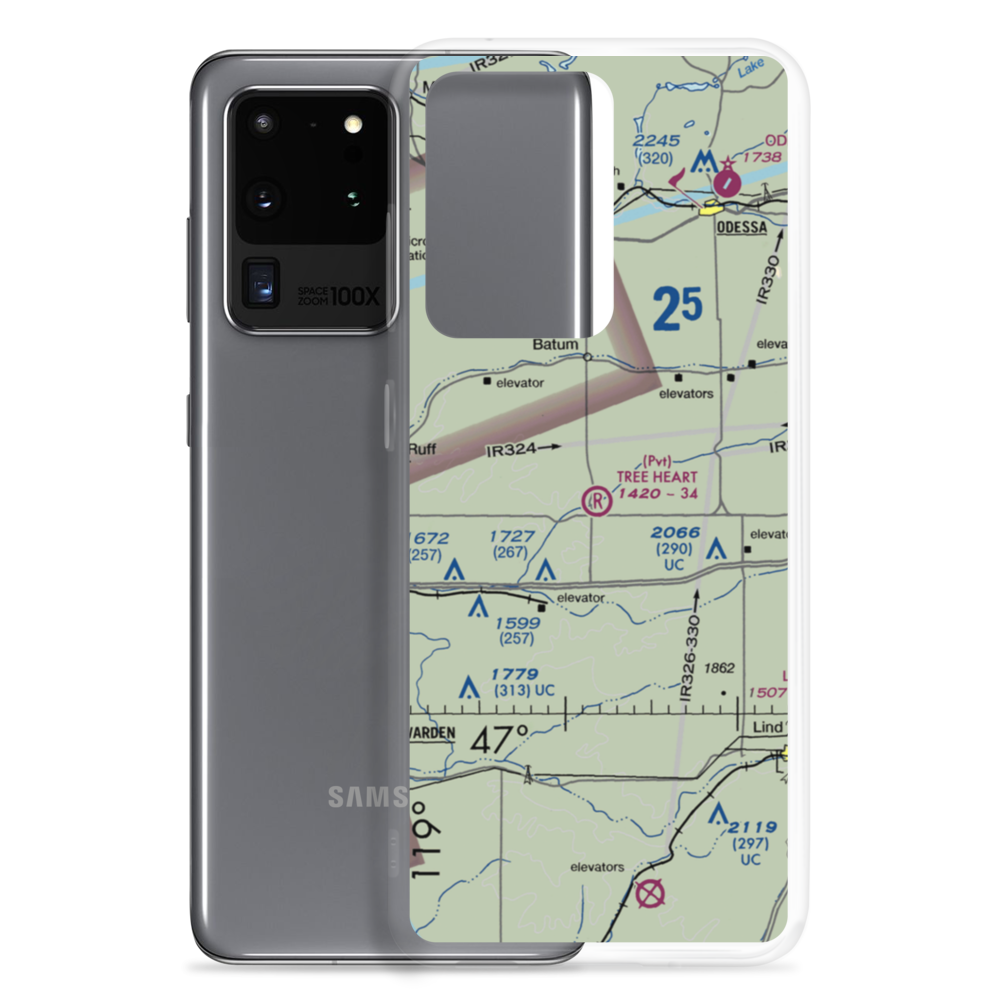 Tree Heart Ranch Airport (8WA5) VFR Sectional Samsung Case Samsung Galaxy S20 Ultra model shown