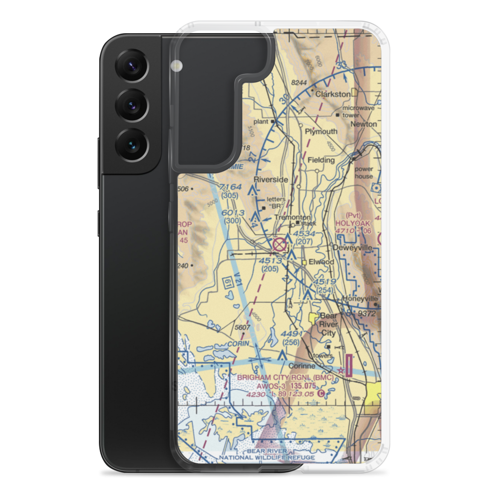 Tremonton Municipal Airport (U27) VFR Sectional Samsung Case Samsung Galaxy S22 Plus model shown