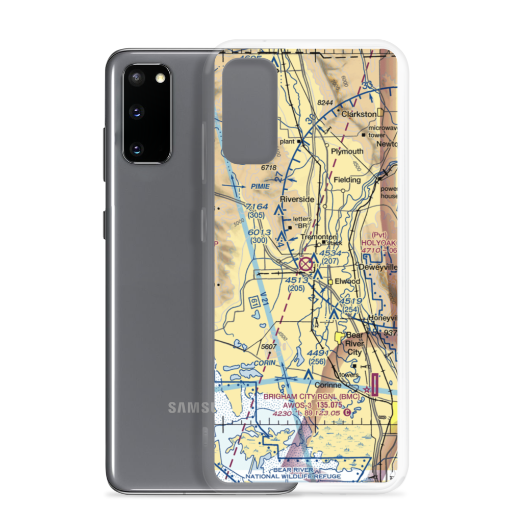 Tremonton Municipal Airport (U27) VFR Sectional Samsung Case Samsung Galaxy S20 model shown