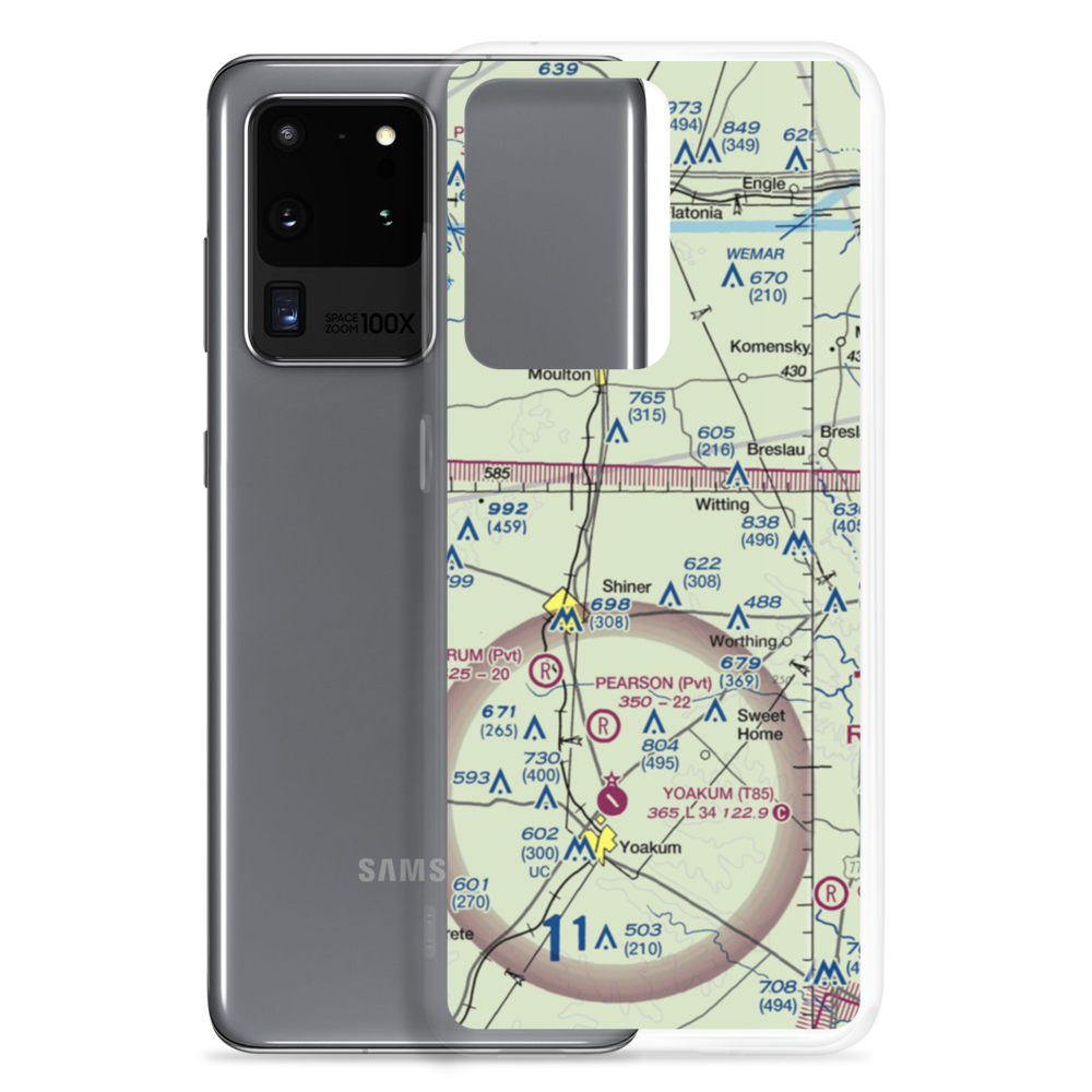 Tres Perros Flying Field (US-1230) VFR Sectional Samsung Case Samsung Galaxy S20 Ultra model shown