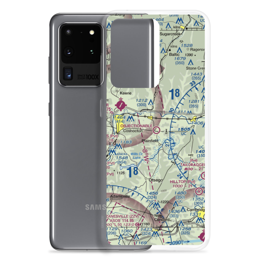 Tri-City Airport (80G) VFR Sectional Samsung Case Samsung Galaxy S20 Ultra model shown