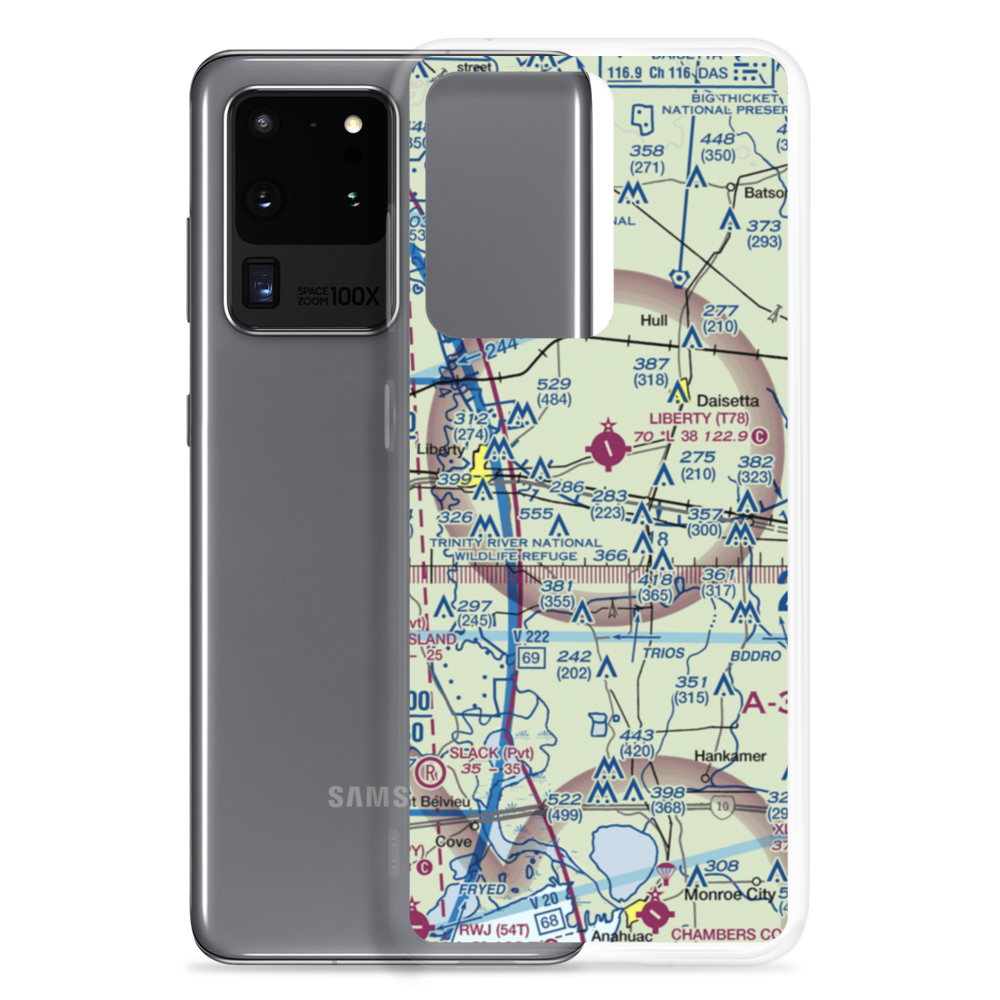 Tri-County Air Service Airport (XS58) VFR Sectional Samsung Case Samsung Galaxy S20 Ultra model shown