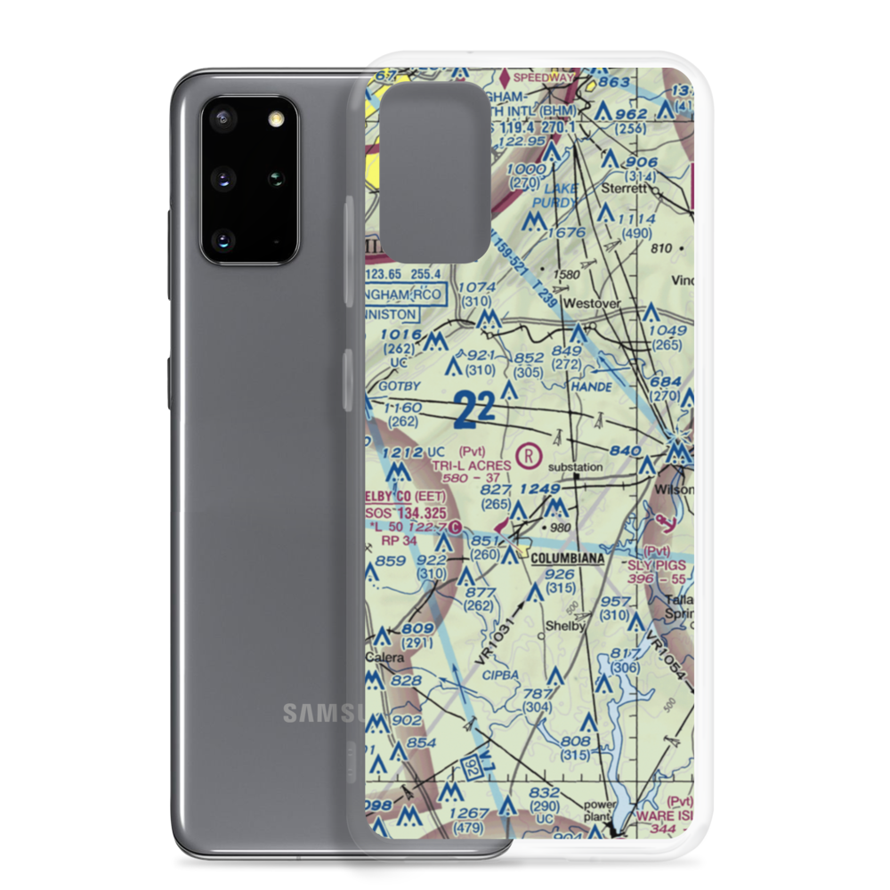 Tri-L Acres Airport (1AL2) VFR Sectional Samsung Case Samsung Galaxy S20 Plus model shown