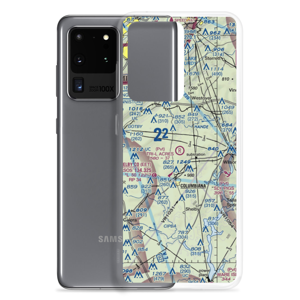 Tri-L Acres Airport (1AL2) VFR Sectional Samsung Case Samsung Galaxy S20 Ultra model shown