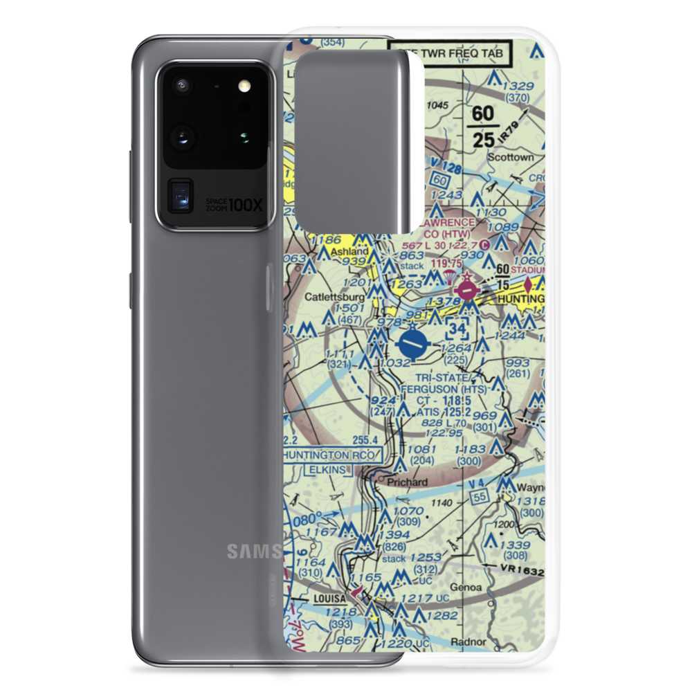 Tri-State/Milton J. Ferguson Field (HTS) VFR Sectional Samsung Case Samsung Galaxy S20 Ultra model shown