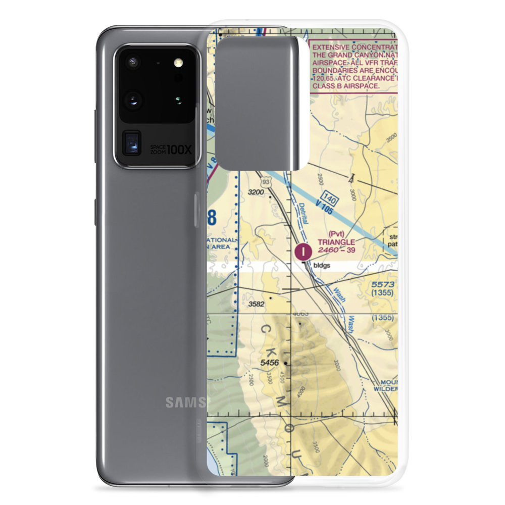 Triangle Airpark (AZ50) VFR Sectional Samsung Case Samsung Galaxy S20 Ultra model shown