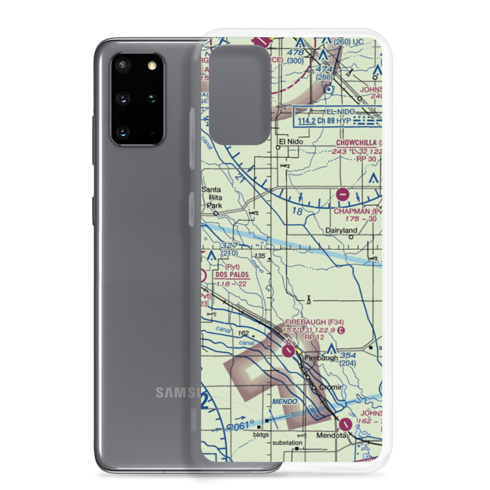 Triangle T Ranch Airport (66CL) VFR Sectional Samsung Case Samsung Galaxy S20 Plus model shown