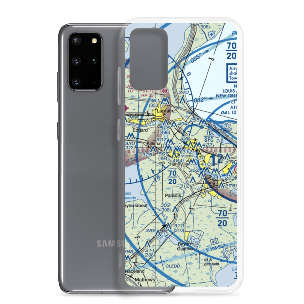 Triche Field (1LA1) VFR Sectional Samsung Case Samsung Galaxy S20 Plus model shown