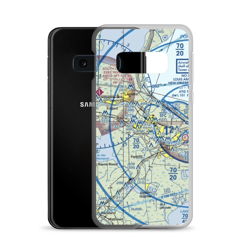 Triche Field (1LA1) VFR Sectional Samsung Case Samsung Galaxy S10e model shown