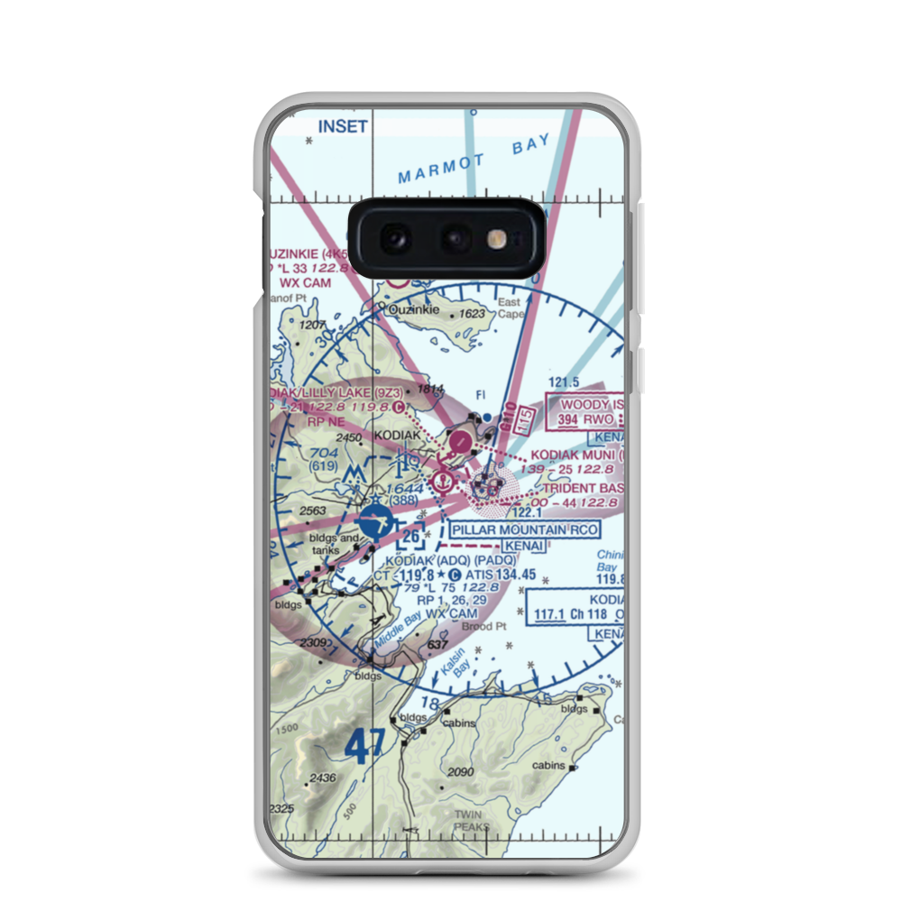 Trident Basin Seaplane Base (T44) VFR Sectional Samsung Case Samsung Galaxy S10e model shown
