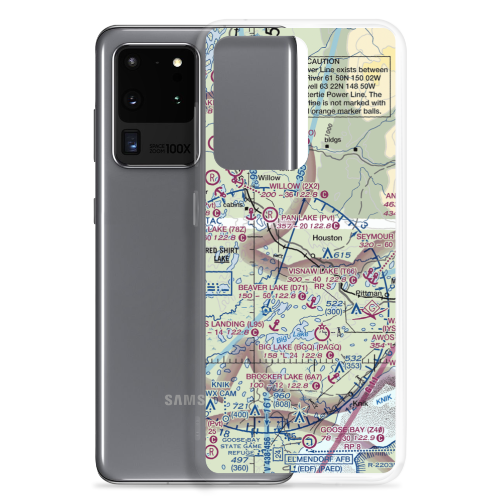 Trio Estates Airport (AA30) VFR Sectional Samsung Case Samsung Galaxy S20 Ultra model shown