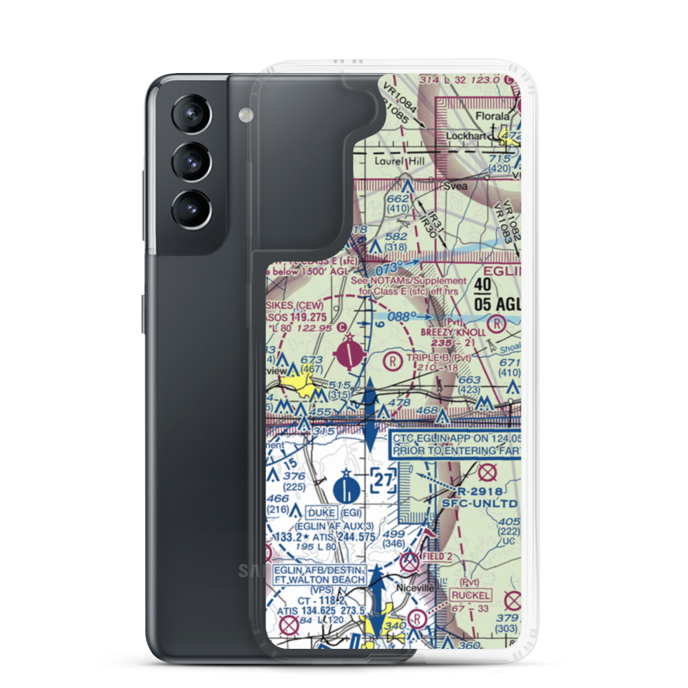 Triple B Airpark (FL81) VFR Sectional Samsung Case Samsung Galaxy S21 model shown