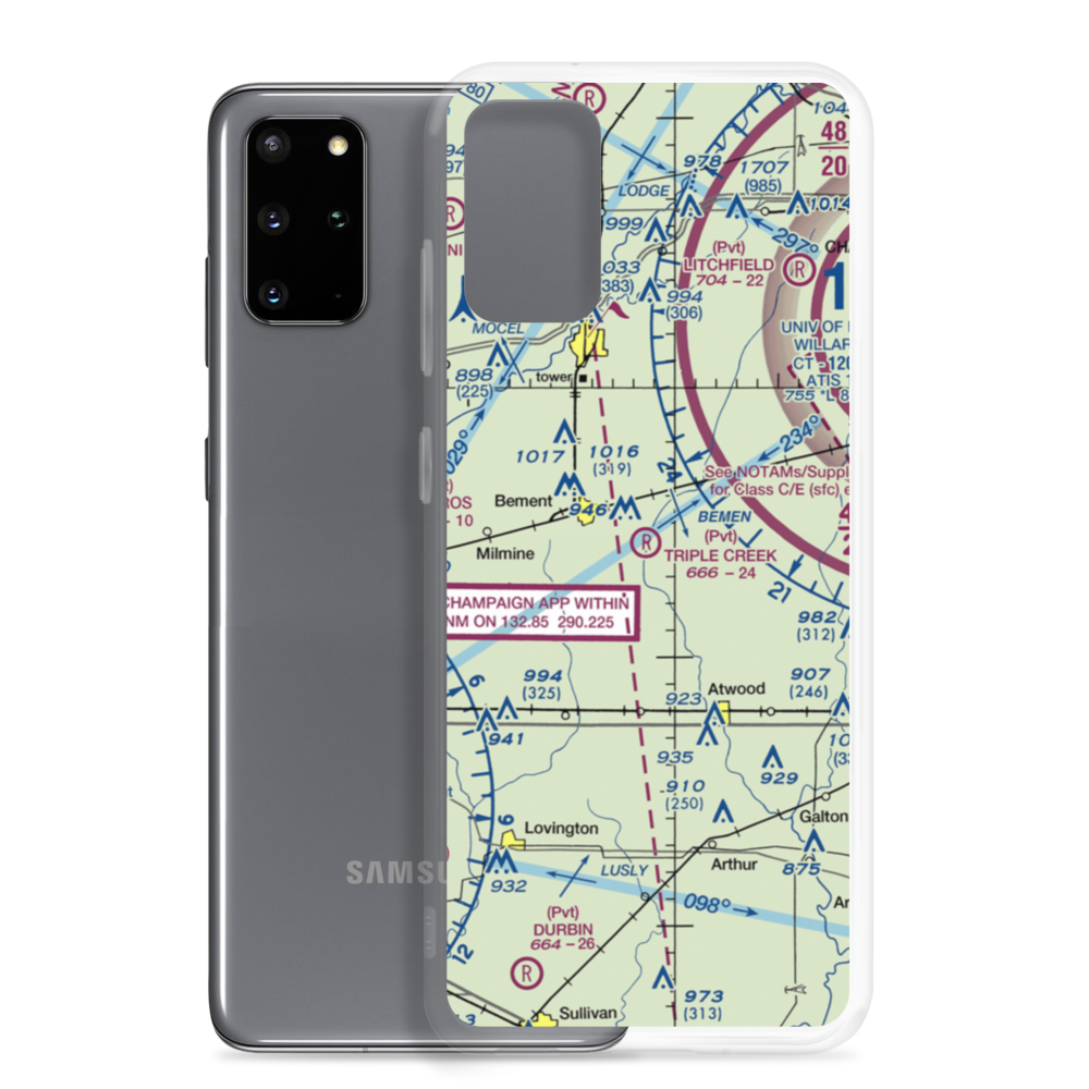 Triple Creek Airport (1IS2) VFR Sectional Samsung Case Samsung Galaxy S20 Plus model shown