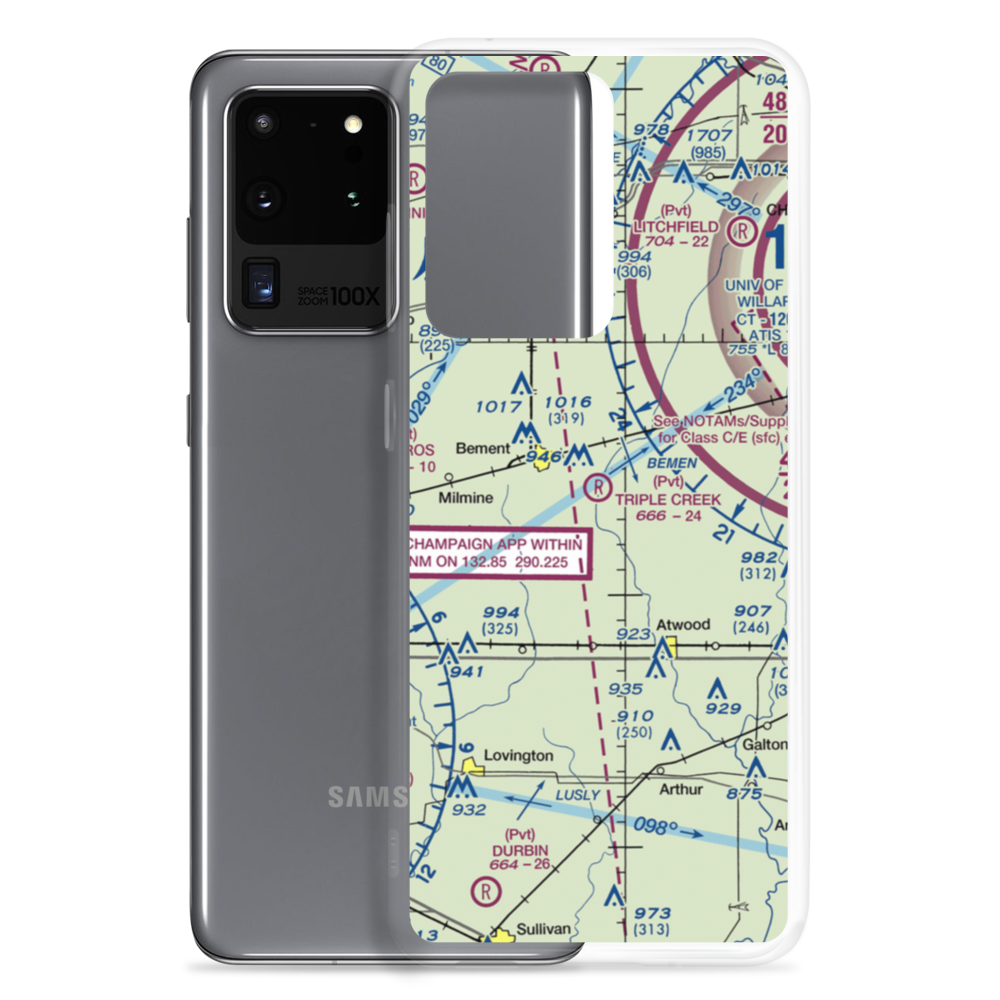 Triple Creek Airport (1IS2) VFR Sectional Samsung Case Samsung Galaxy S20 Ultra model shown