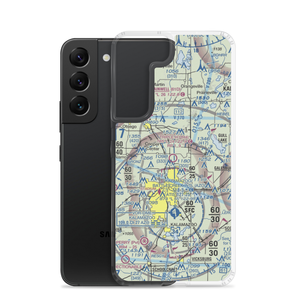 Triple H Airport (2H4) VFR Sectional Samsung Case Samsung Galaxy S22 model shown
