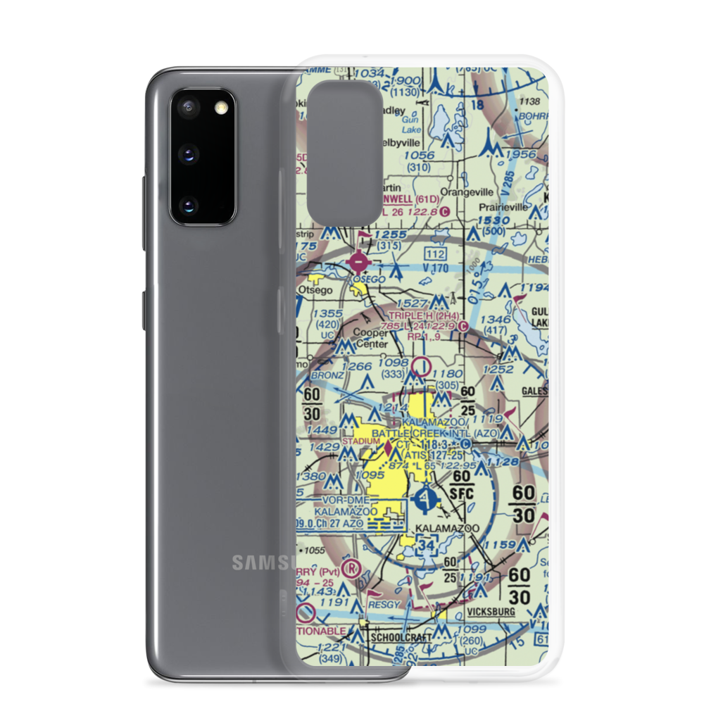 Triple H Airport (2H4) VFR Sectional Samsung Case Samsung Galaxy S20 model shown