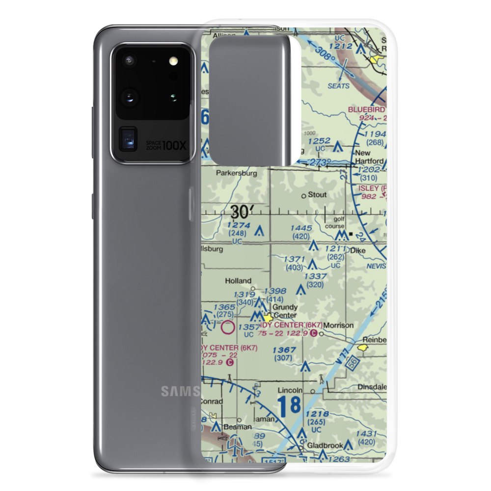 Triple J Airport (4IA9) VFR Sectional Samsung Case Samsung Galaxy S20 Ultra model shown