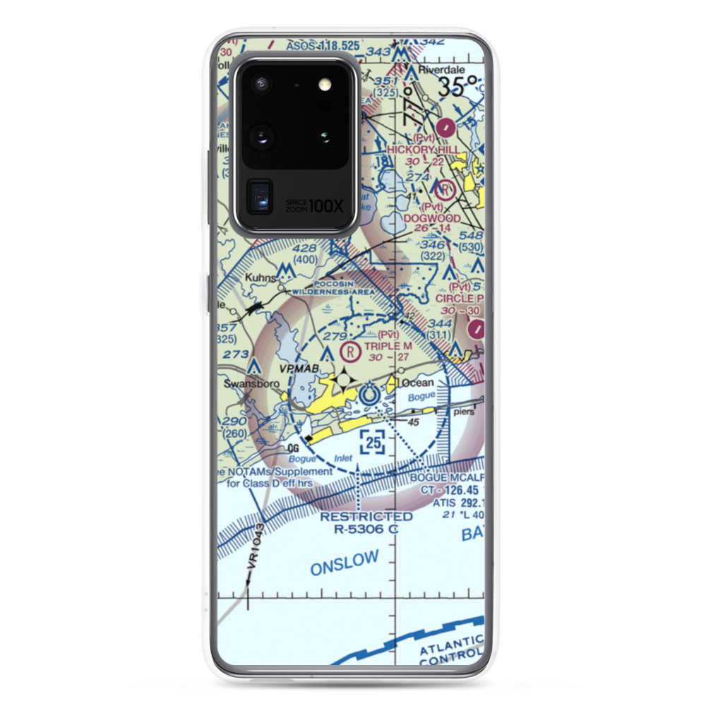 Triple M Airport (4NC5) VFR Sectional Samsung Case Samsung Galaxy S20 Ultra model shown