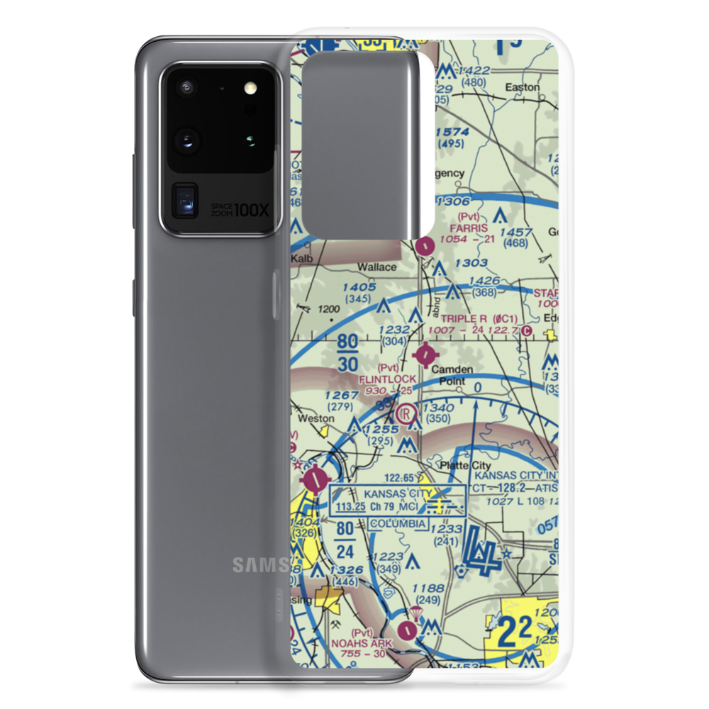 Triple R Airport (0C1) VFR Sectional Samsung Case Samsung Galaxy S20 Ultra model shown