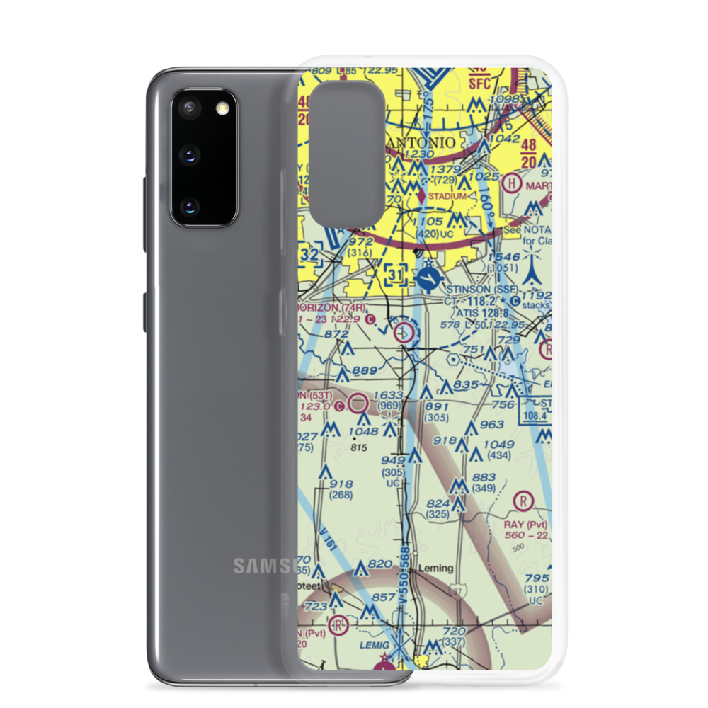 Triple R Airport (75XS) VFR Sectional Samsung Case Samsung Galaxy S20 model shown