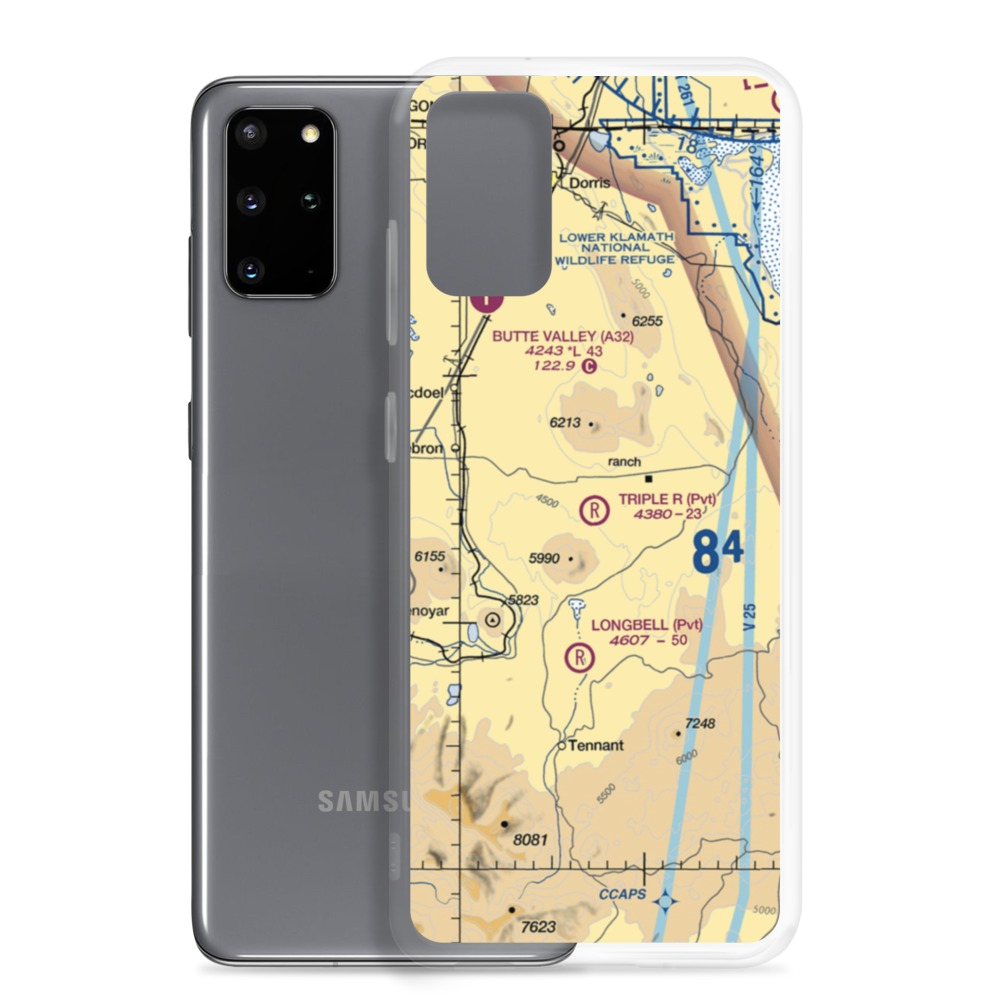 Triple R Ranch Airport (6CA1) VFR Sectional Samsung Case Samsung Galaxy S20 Plus model shown