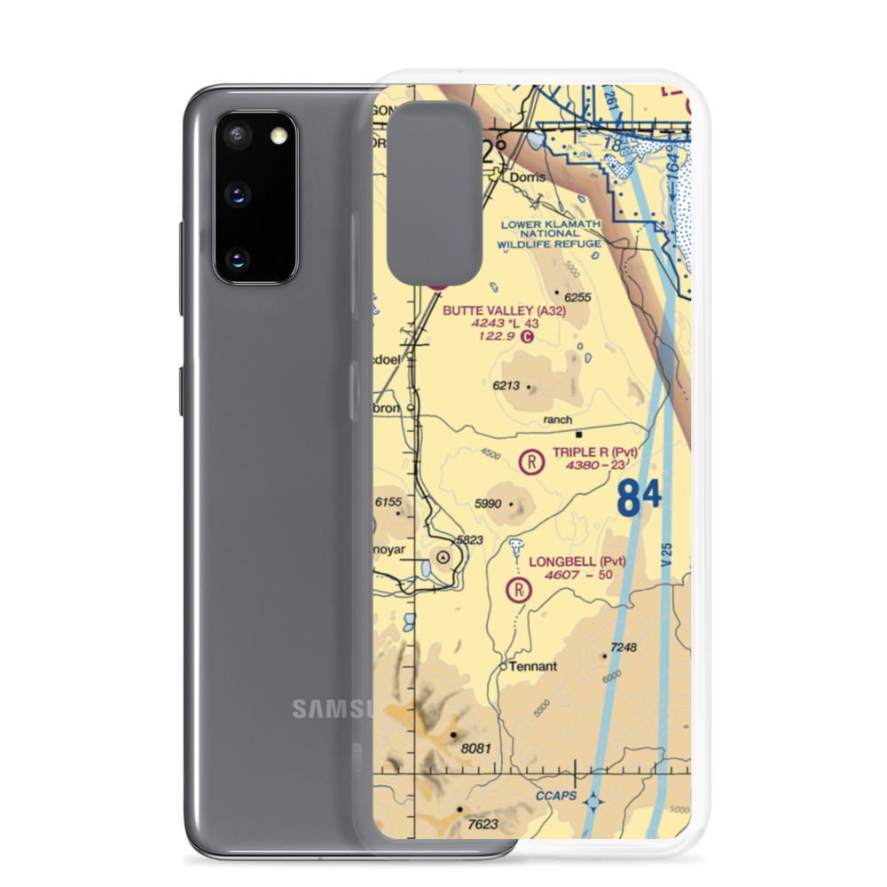 Triple R Ranch Airport (6CA1) VFR Sectional Samsung Case Samsung Galaxy S20 model shown
