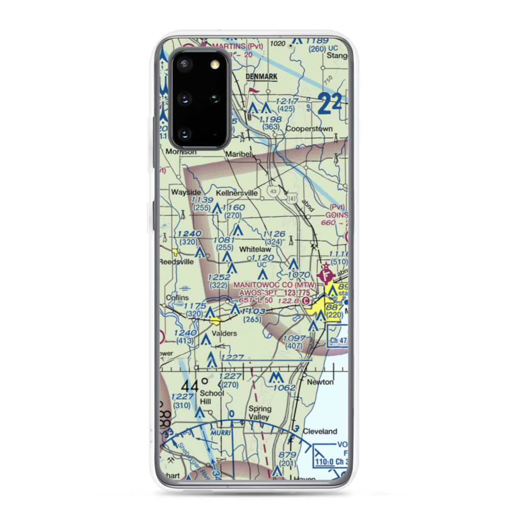 Triple S Ranch Airport (82WI) VFR Sectional Samsung Case Samsung Galaxy S20 Plus model shown