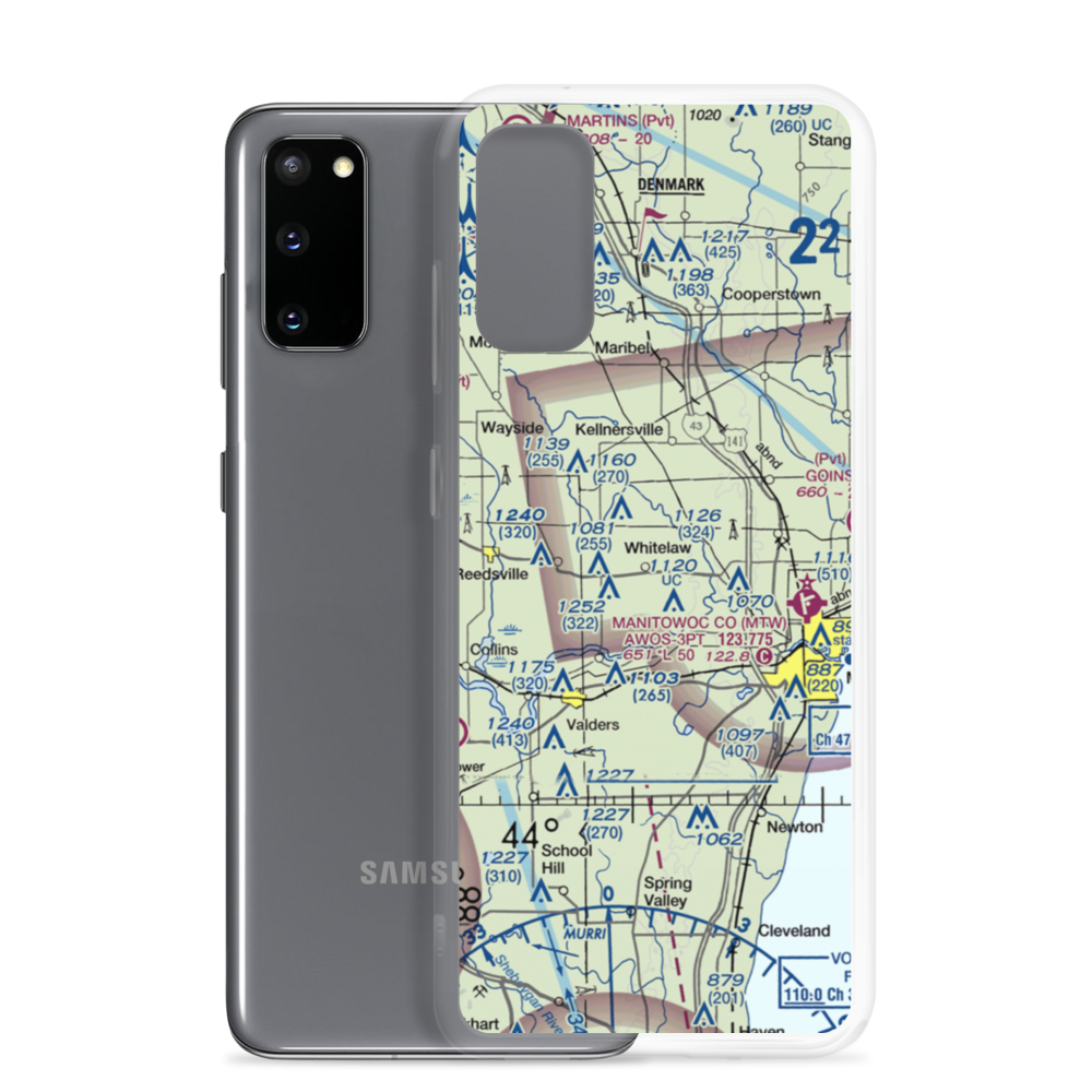 Triple S Ranch Airport (82WI) VFR Sectional Samsung Case Samsung Galaxy S20 model shown