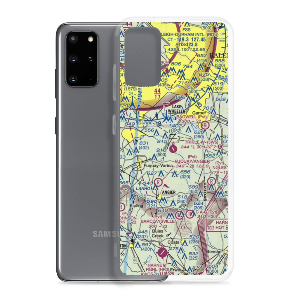 Triple W Airport (5W5) VFR Sectional Samsung Case Samsung Galaxy S20 Plus model shown
