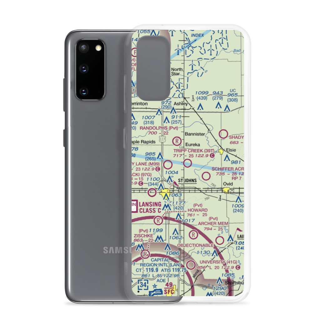 Tripp Creek Airport (39T) VFR Sectional Samsung Case Samsung Galaxy S20 model shown