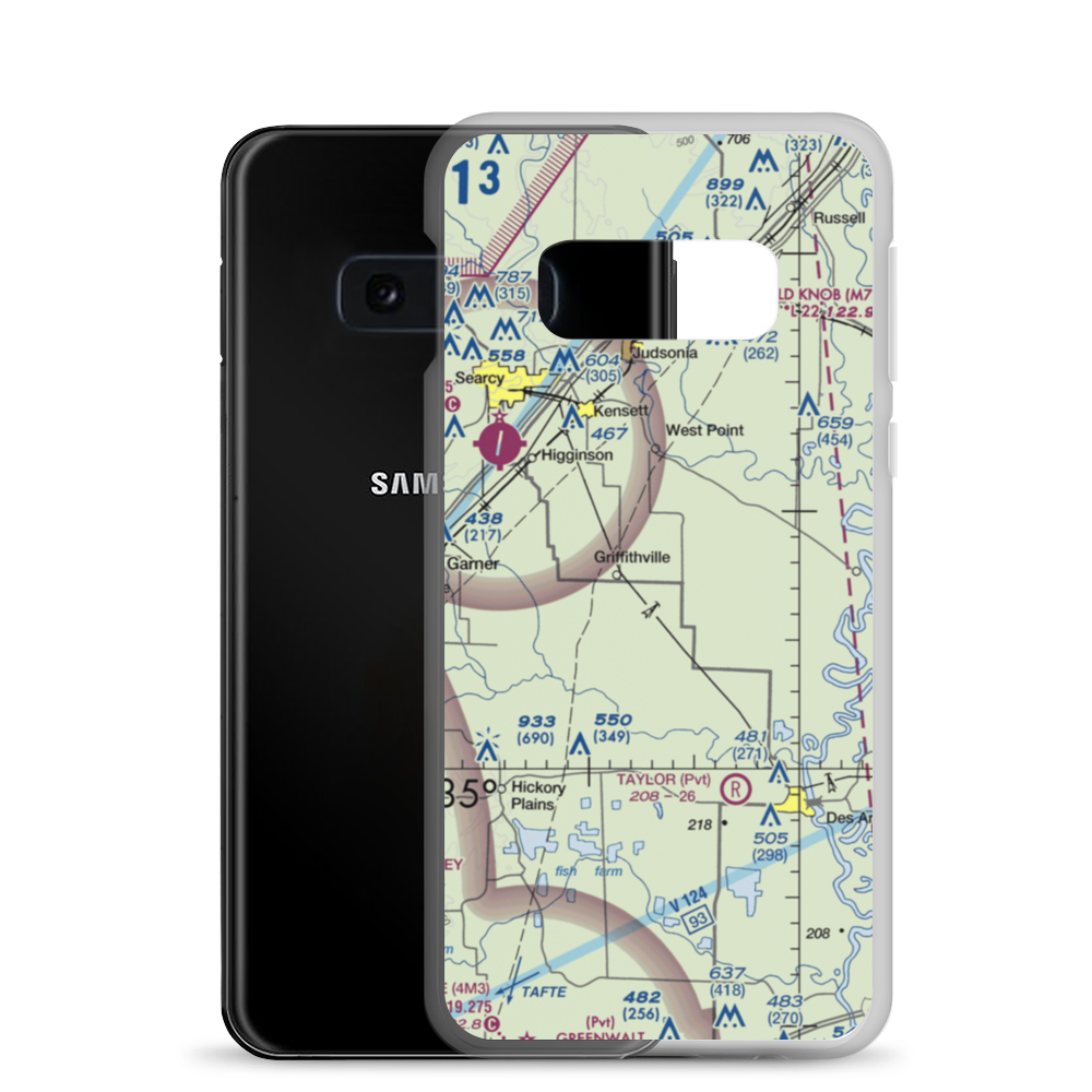 Tripp Strip (3AR5) VFR Sectional Samsung Case Samsung Galaxy S10e model shown