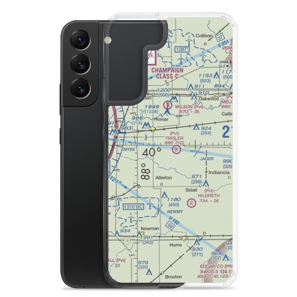 Trisler Airport (6IS8) VFR Sectional Samsung Case Samsung Galaxy S22 Plus model shown