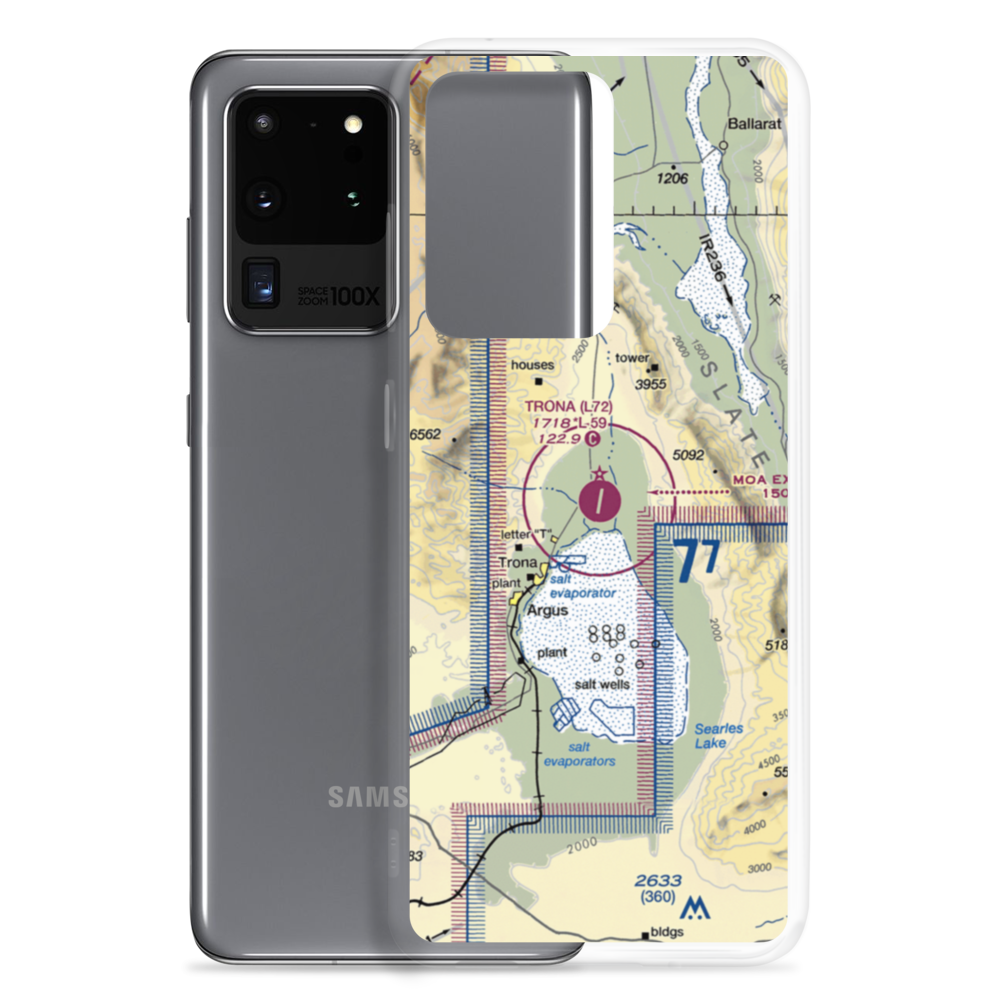 Trona Airport (L72) VFR Sectional Samsung Case Samsung Galaxy S20 Ultra model shown