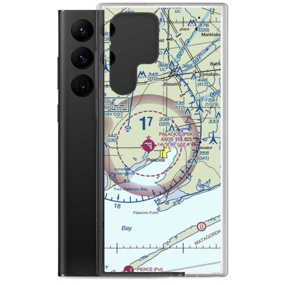 Trull Airport (XS35) VFR Sectional Samsung Case Samsung Galaxy S22 Ultra model shown