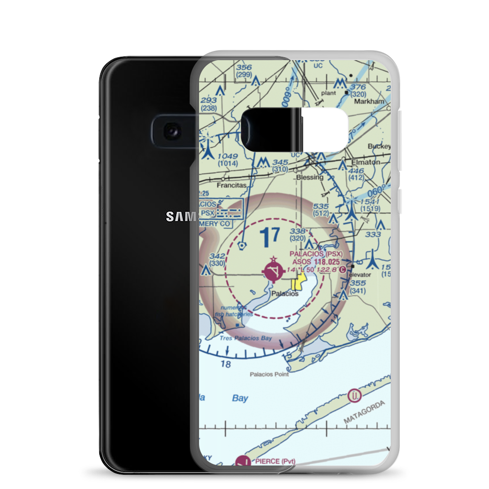 Trull Airport (XS35) VFR Sectional Samsung Case Samsung Galaxy S10e model shown