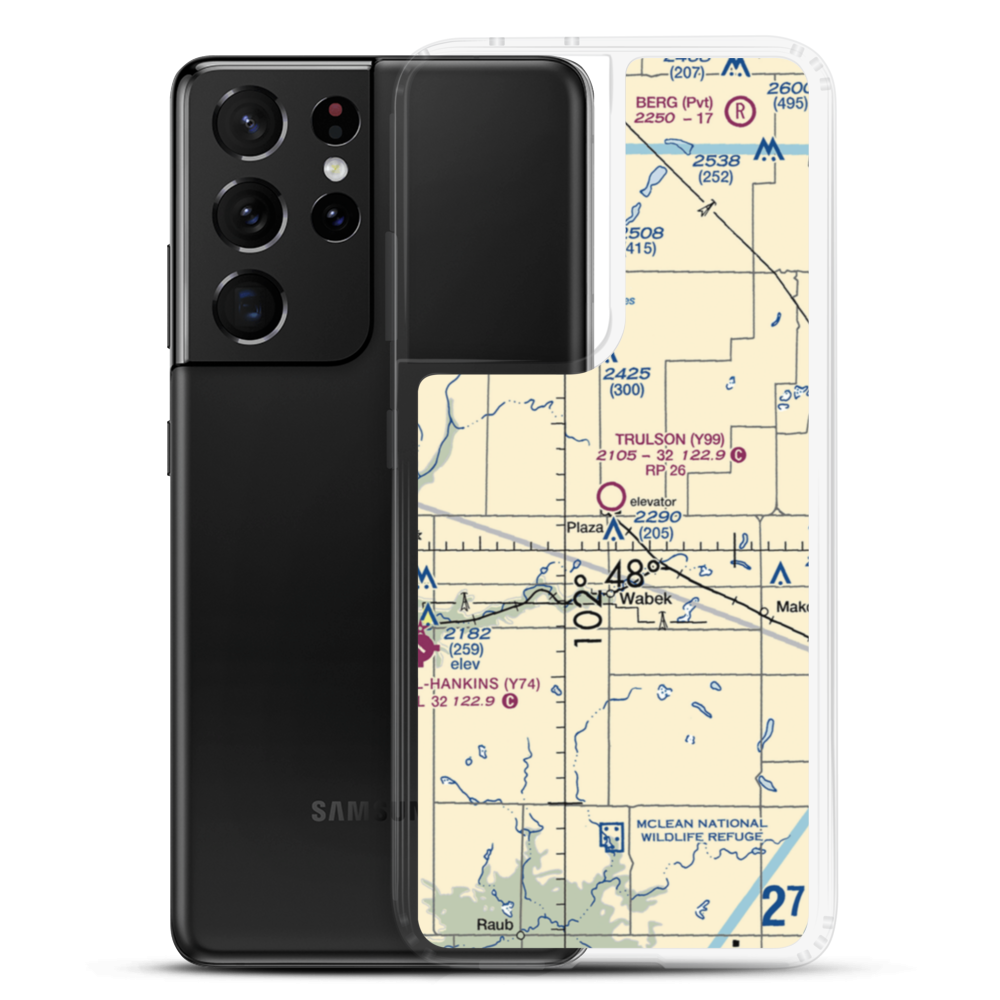 Trulson Field (Y99) VFR Sectional Samsung Case Samsung Galaxy S21 Ultra model shown