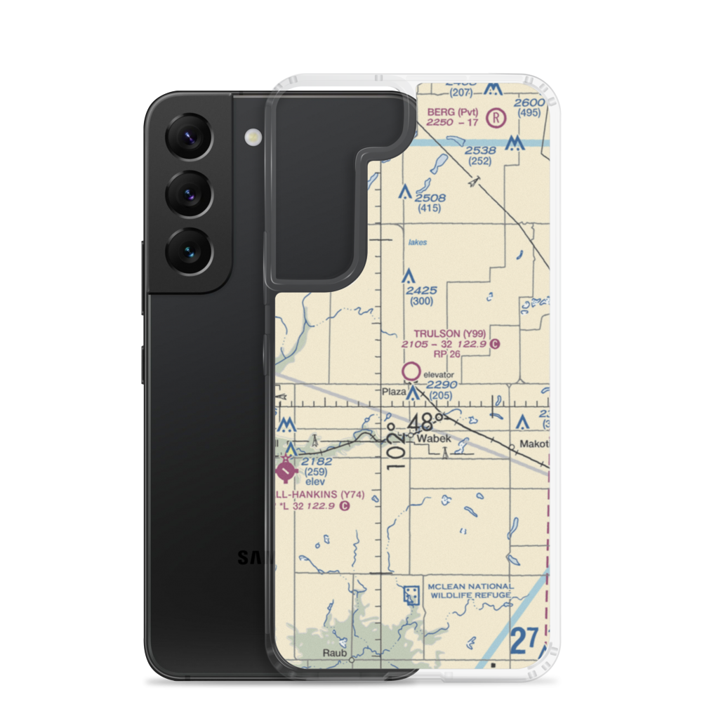 Trulson Field (Y99) VFR Sectional Samsung Case Samsung Galaxy S22 model shown