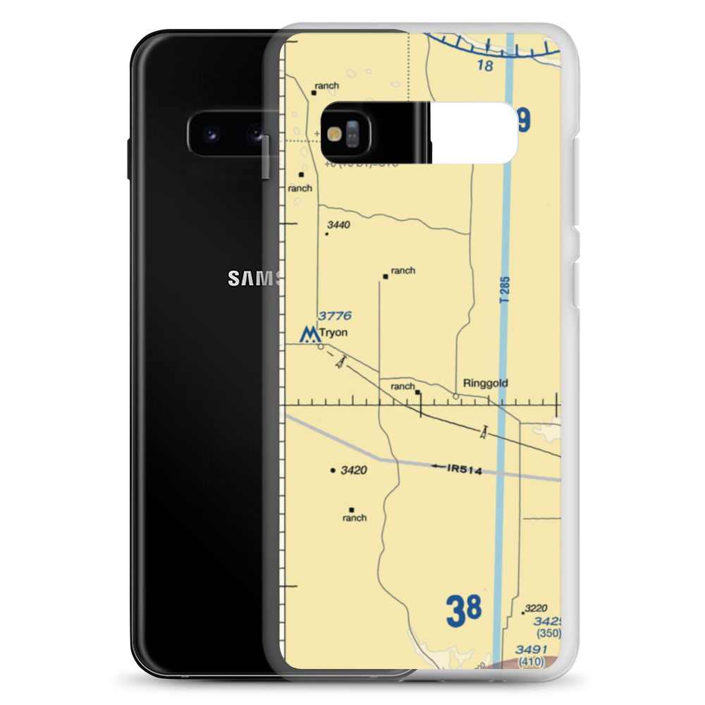 Trumbull Ranch Airport (5NE1) VFR Sectional Samsung Case Samsung Galaxy S10+ model shown