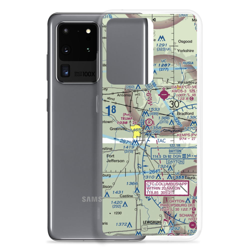 Trump Airport (16OI) VFR Sectional Samsung Case Samsung Galaxy S20 Ultra model shown