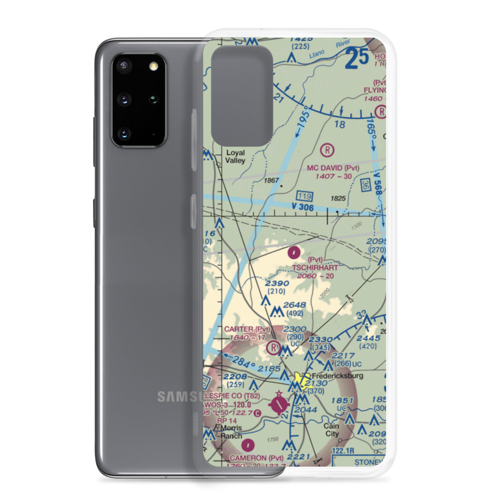 Tschirhart Ranch Airport (XS01) VFR Sectional Samsung Case Samsung Galaxy S20 Plus model shown