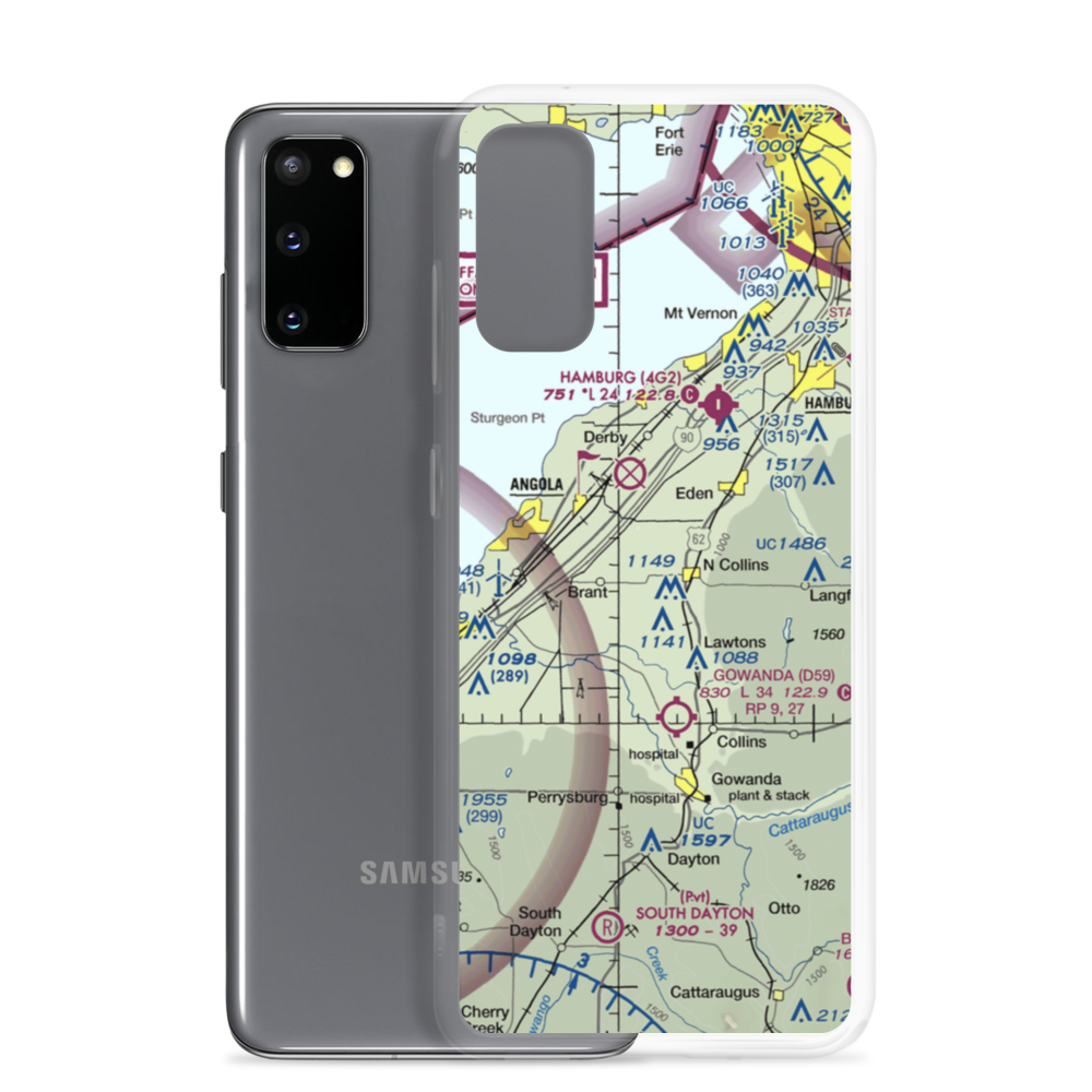 Ttt Air Airport (6NK4) VFR Sectional Samsung Case Samsung Galaxy S20 model shown