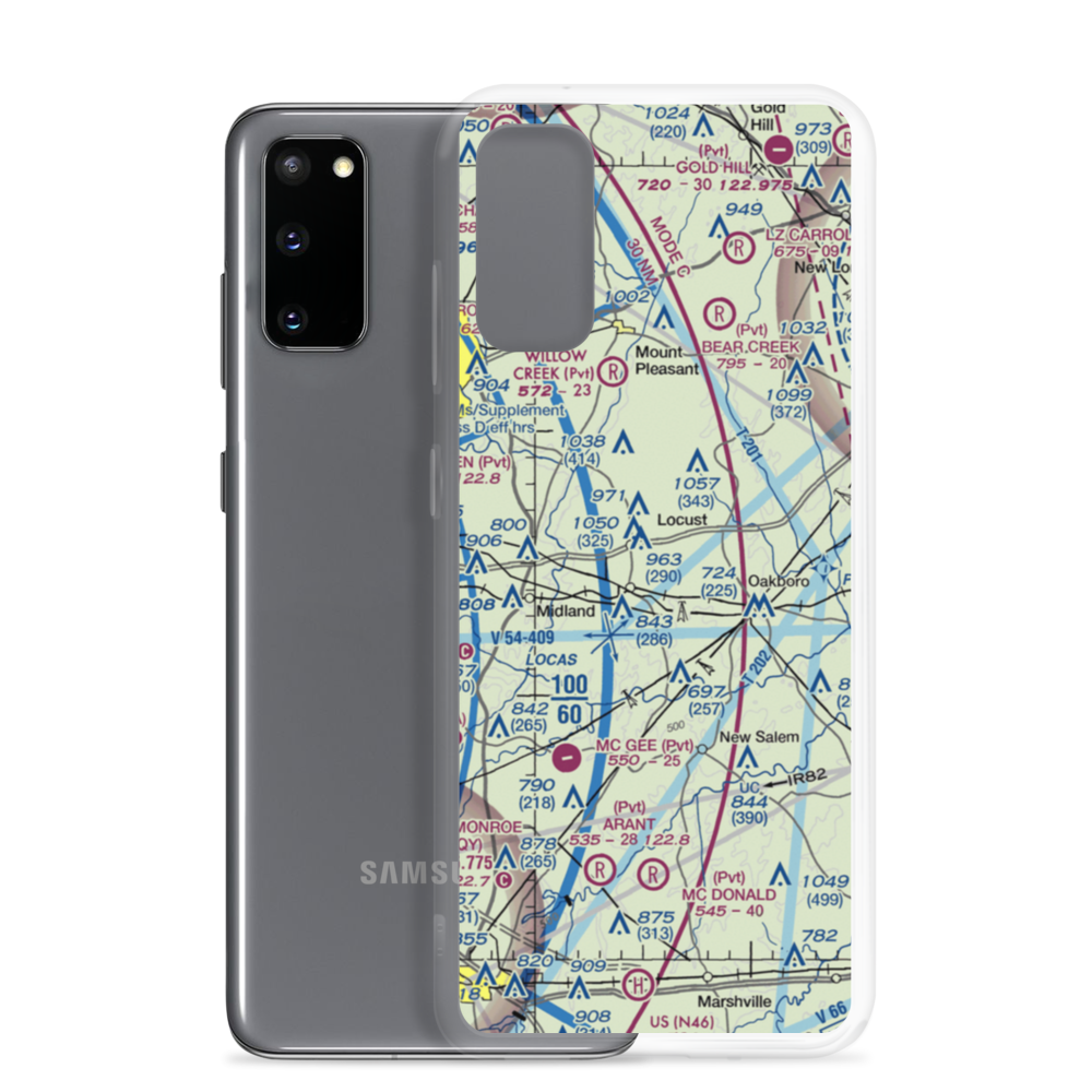 Tucker Field (3NC3) VFR Sectional Samsung Case Samsung Galaxy S20 model shown