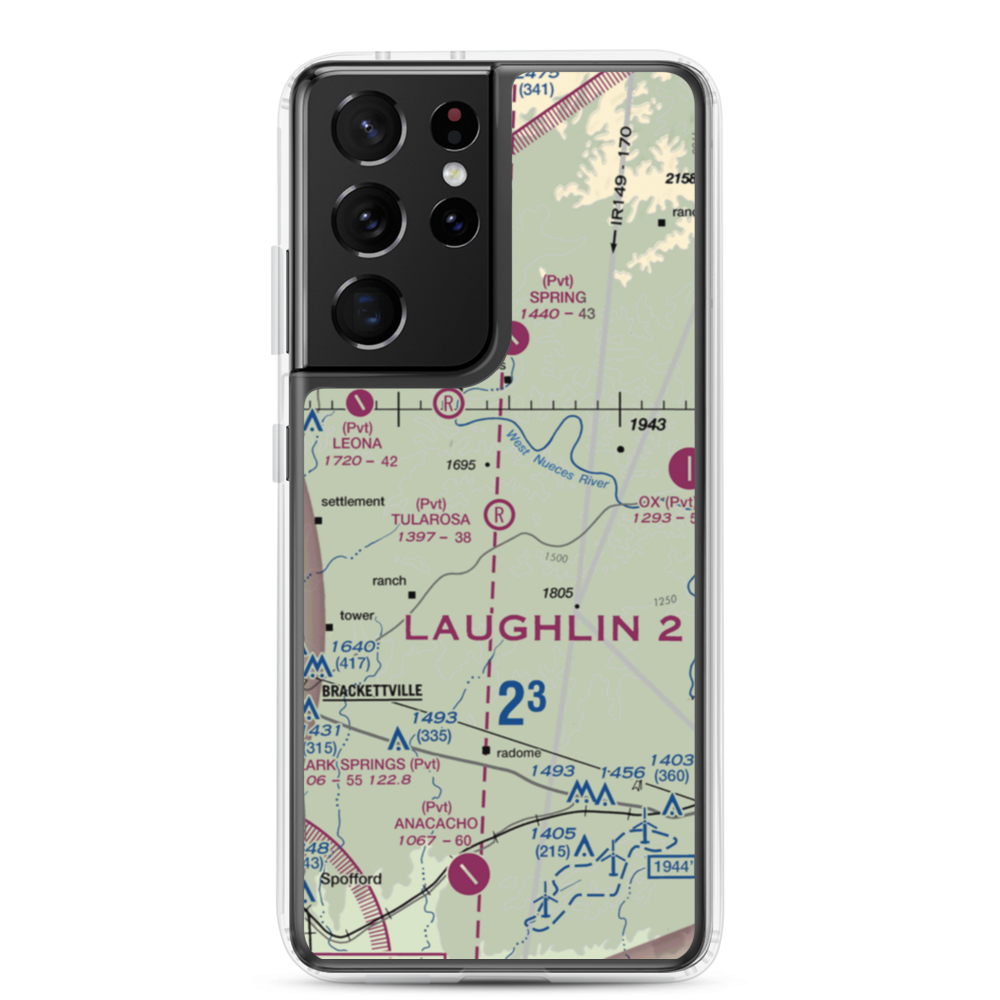 Tularosa Airport (TA31) VFR Sectional Samsung Case Samsung Galaxy S21 Ultra model shown