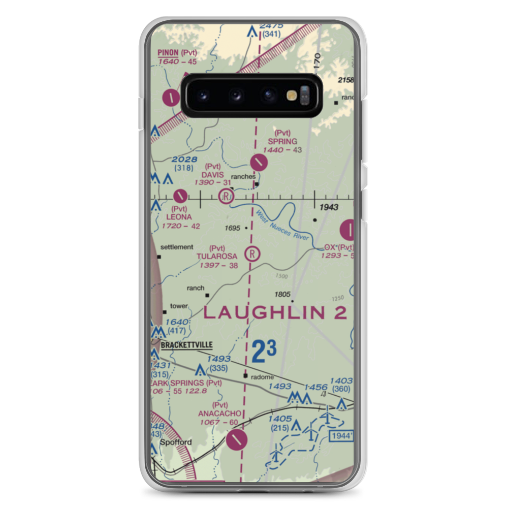 Tularosa Airport (TA31) VFR Sectional Samsung Case Samsung Galaxy S10+ model shown