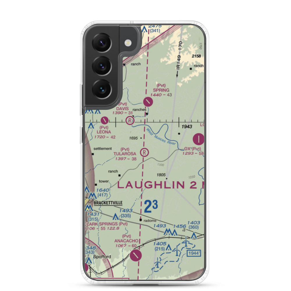 Tularosa Airport (TA31) VFR Sectional Samsung Case Samsung Galaxy S22 Plus model shown