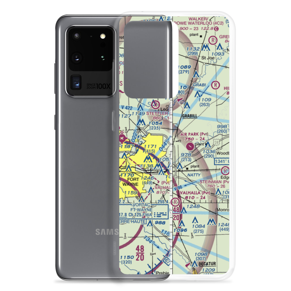 Turkey Run Airport (04II) VFR Sectional Samsung Case Samsung Galaxy S20 Ultra model shown