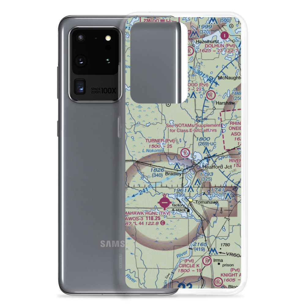 Turner Airport (4WI4) VFR Sectional Samsung Case Samsung Galaxy S20 Ultra model shown