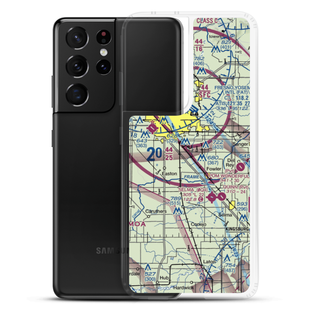 Turner Field (11CA) VFR Sectional Samsung Case Samsung Galaxy S21 Ultra model shown