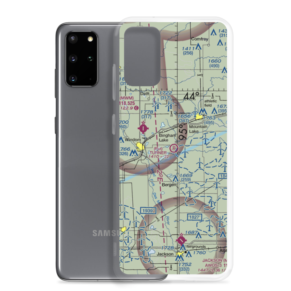 Turner Field (40MN) VFR Sectional Samsung Case Samsung Galaxy S20 Plus model shown