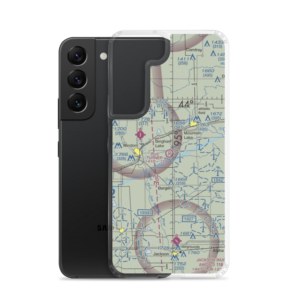 Turner Field (40MN) VFR Sectional Samsung Case Samsung Galaxy S22 model shown